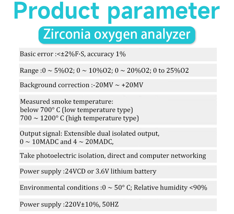 Split Zirconia Oxygen Analyzer3
